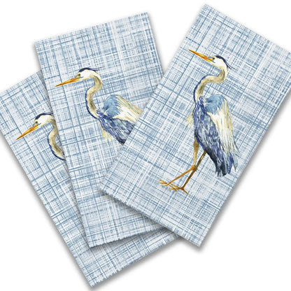 Blue Heron Guest Towel