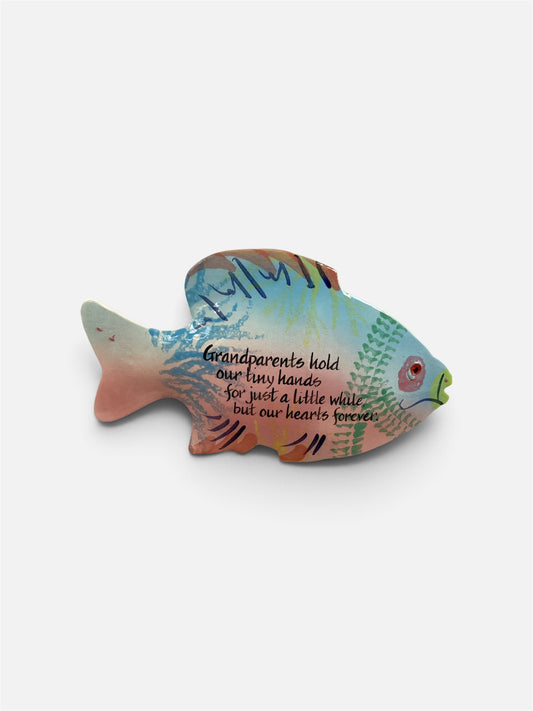 Poem Fish Wall Art