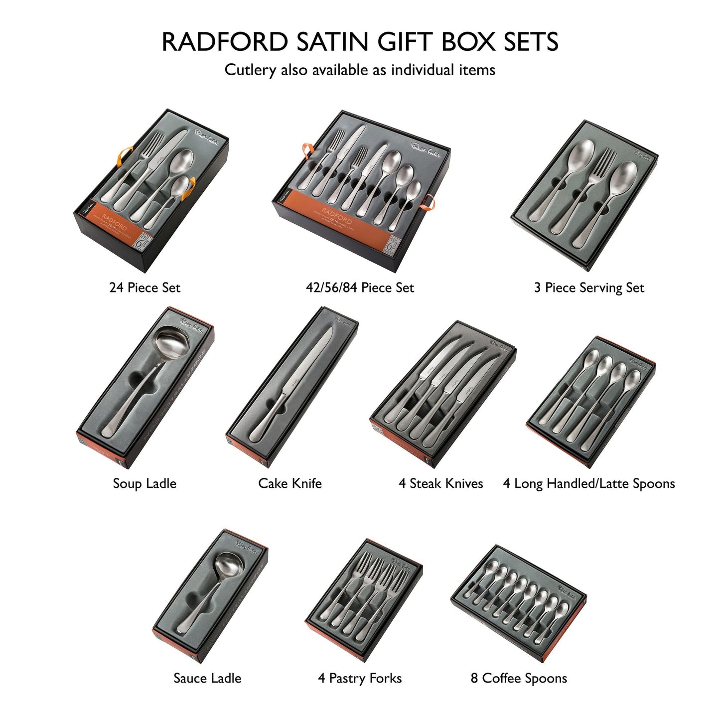 Radford Satin Large Chefs Tongs
