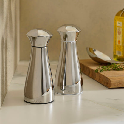 Signature Bright Stainless Steel Small Mills and Tray Set