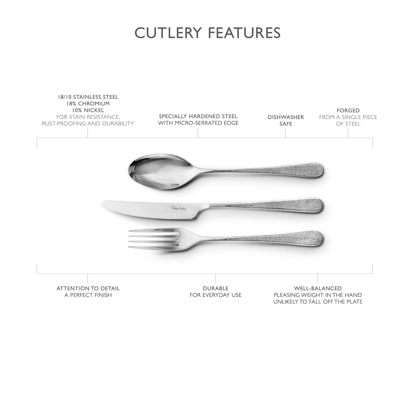 Skye Bright Long Handled Spoon, Set of 4