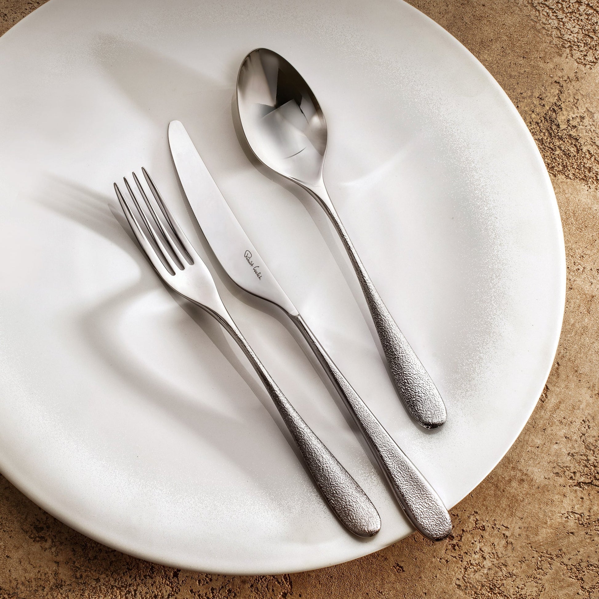 Sandstone Bright Long Handled Spoon, Set of 4
