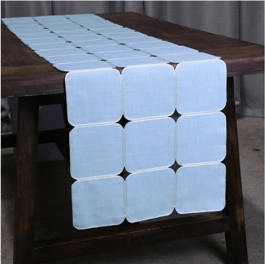 Vida Geo Squares Runner Blue