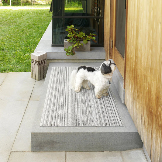 Skinny Stripe Birch Doormat