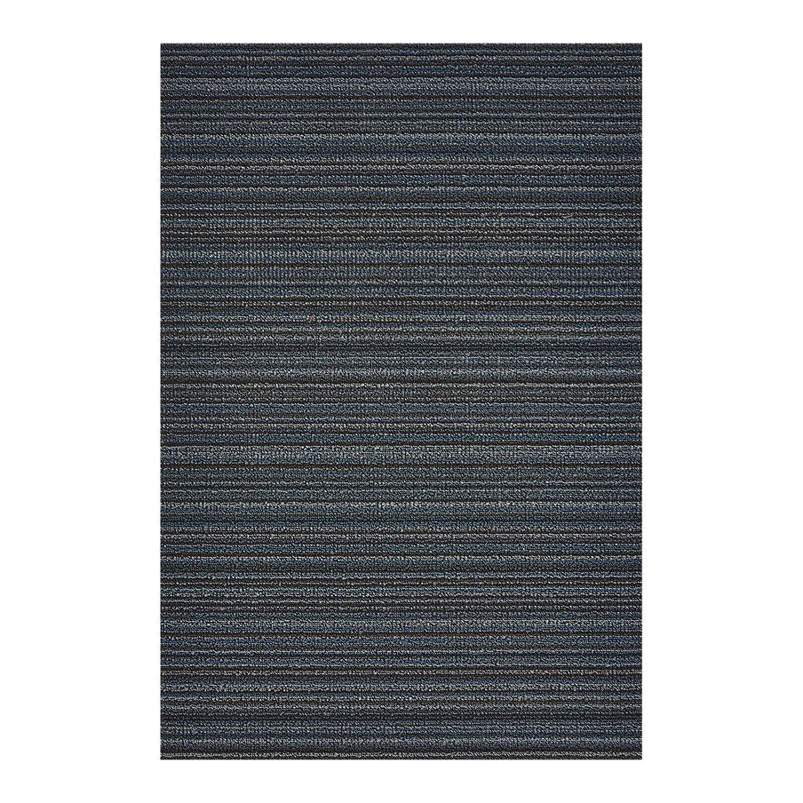 Skinny Stripe Blue Doormat