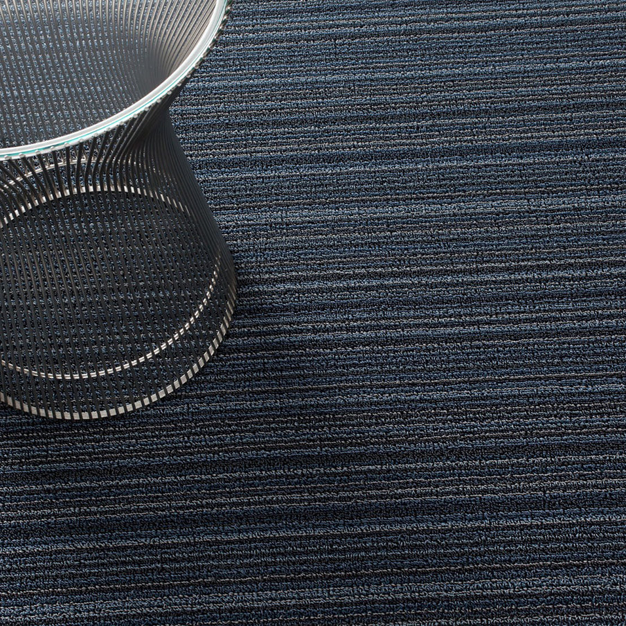 Skinny Stripe Blue Doormat