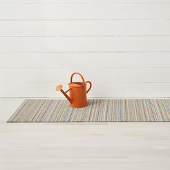 Skinny Stripe Shag Mat