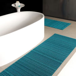Skinny Stripe Shag Mat