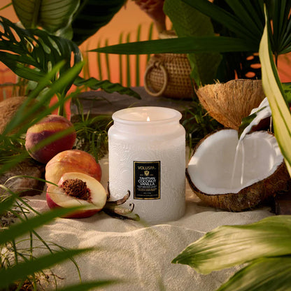 Voluspa 18 0z Large Jar Tahitian Coconut Vanilla
