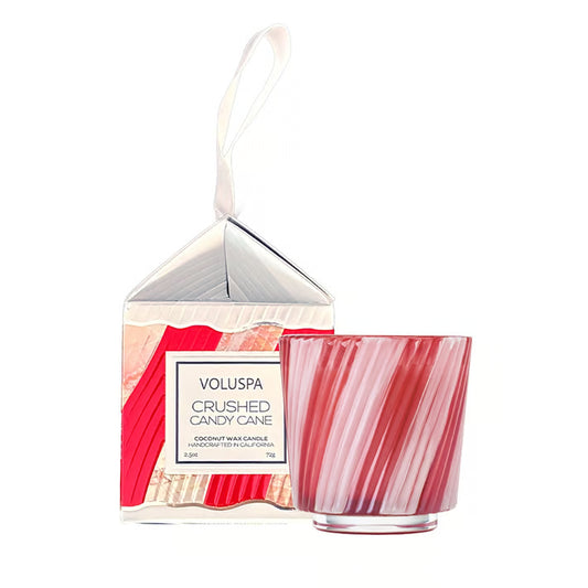 Crushed Candy Cane 2.5oz Boxed Pedestal Ornament