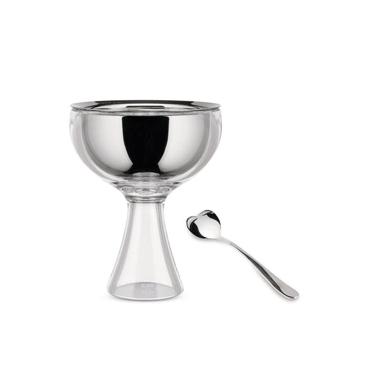 Alessi Big Love Ice Cream Bowl & Spoon Set