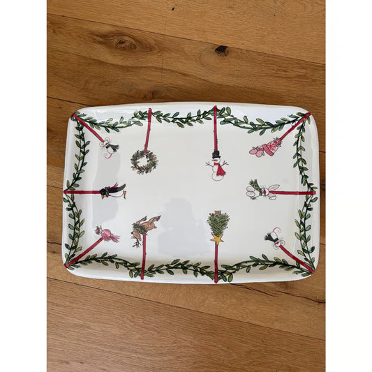 Christmas Garland Carry All Tray