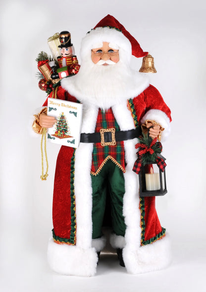 Lighted Christmas Stories Santa Large