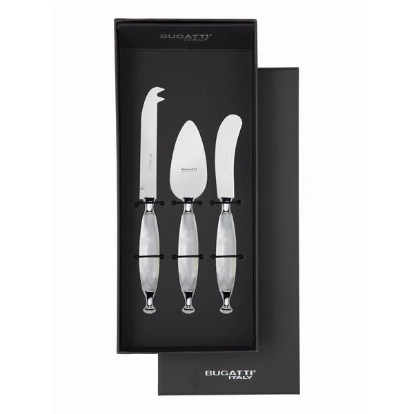 Country3 Piece Cheese Set Wht