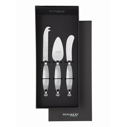 Country3 Piece Cheese Set Wht