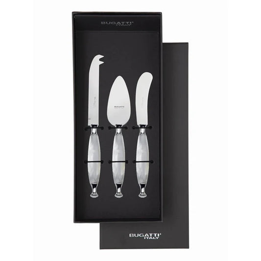 Country3 Piece Cheese Set Wht
