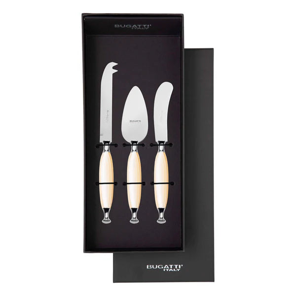 Country3 Piece Cheese Set Wht