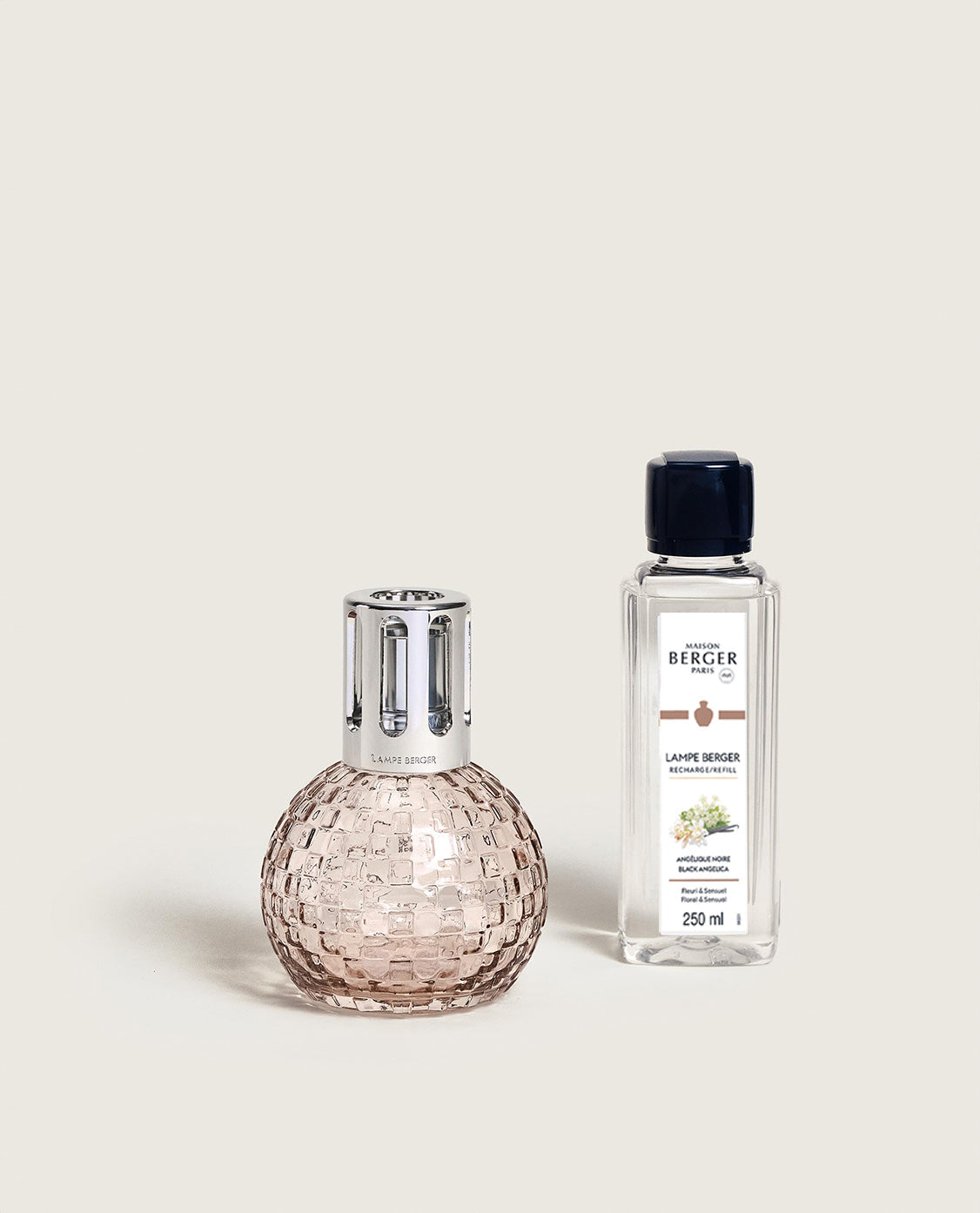 Disco Blush Fragrance Lamp Gift Set with Black Angelica
