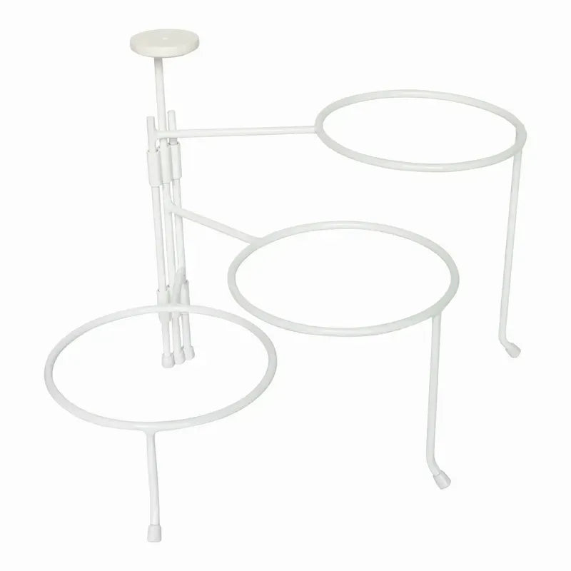 "RETIRED" Triple Tier Round Stand