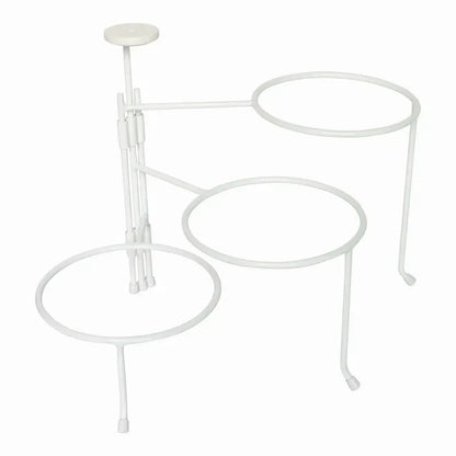 "RETIRED" Triple Tier Round Stand