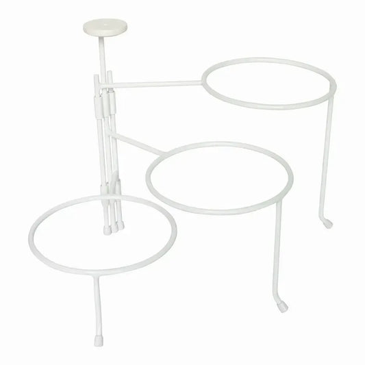 "RETIRED" Triple Tier Round Stand