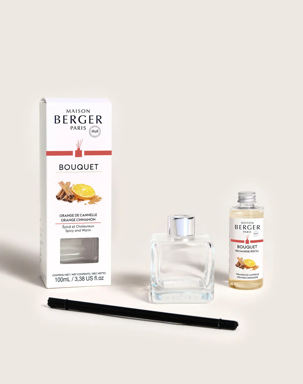 Orange Cinnamon Cube Reed Diffuser