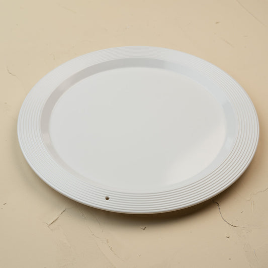 "RETIRED" Pinstripes Round Platter