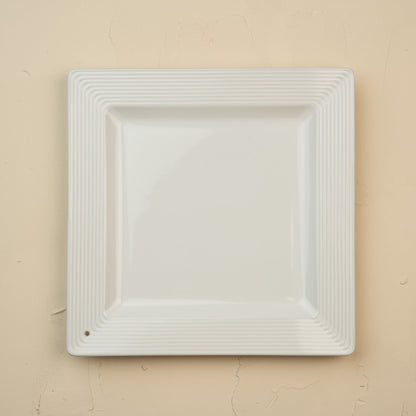 pinstripes square platter