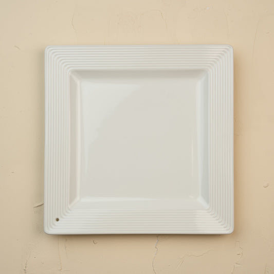 Square Platter Pinstripes