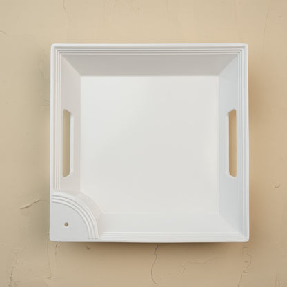 square melamine tray