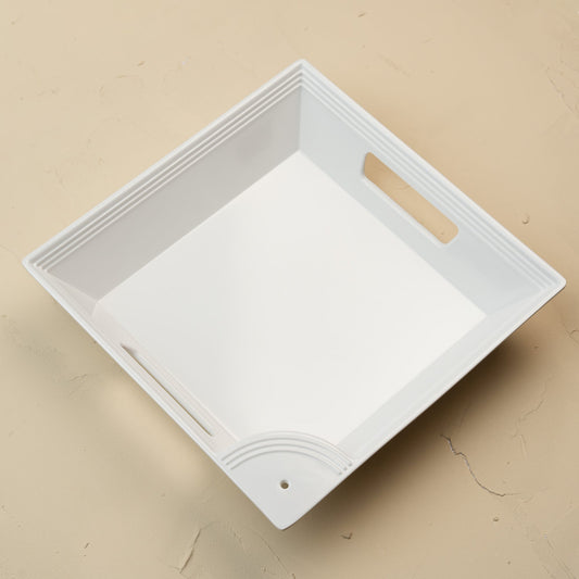 square melamine tray