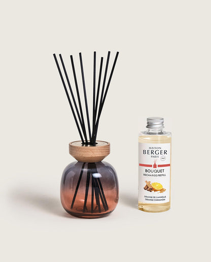 Wood Grey/Rouge Reed Diffuser with Orange Cinnamon