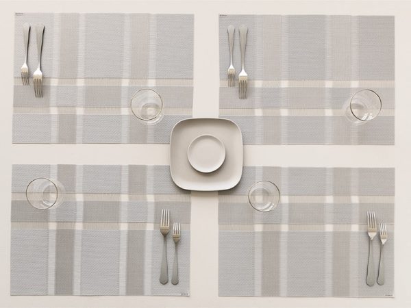 Chilewich Interlace Placemat - Rectangle - Place Setting