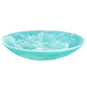 Everyday Bowl Medium Aqua Swirl
