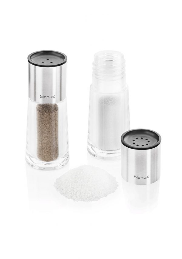 Perea Salt and Pepper Set - salt shaker top removed
