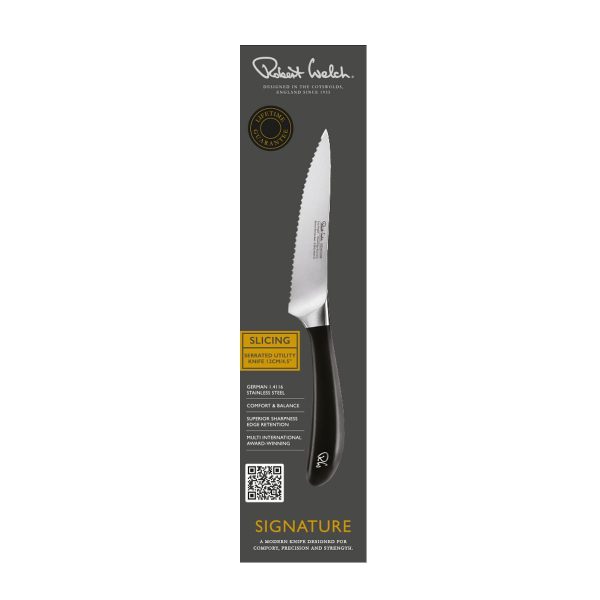12cm/4.5” Serrated Utility Knife in package