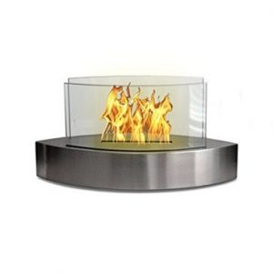 Table Fireplace - Stainless Steel