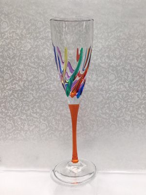 Italian Glass Trix Collection - Champagne Flute