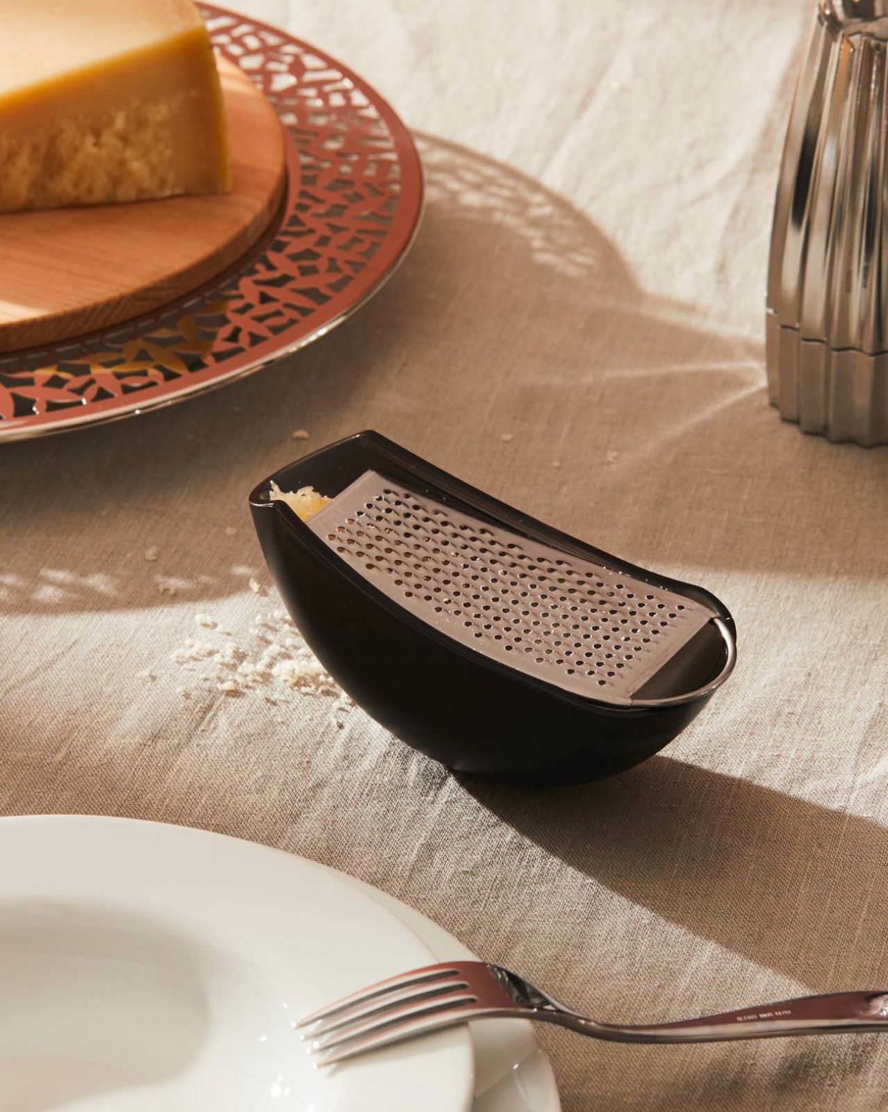 Alessi Parmenide Grater With Cheese Cellar (Home,Kitchen and Dining,Table  Linens and Accessories)