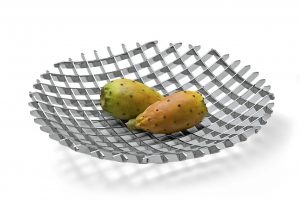 Philippi XL Grid Tray with fruit on white background