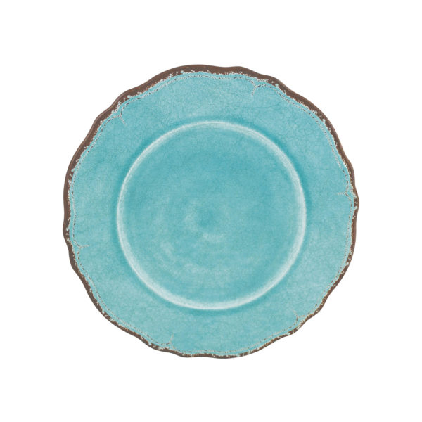 Luxury Melamine Salad Plate (Set of 4) - Antiqua Turquoise