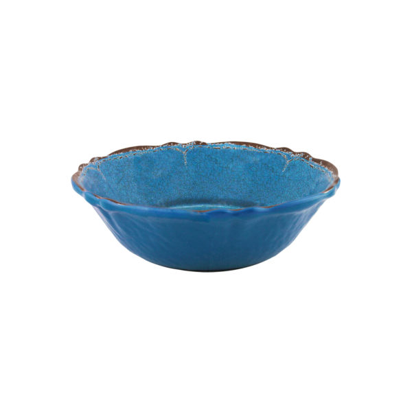 Luxury Melamine Cereal Bowl (Set of 4) - Antiqua Blue