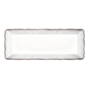 Luxury Melamine Baguette Tray - Antique White