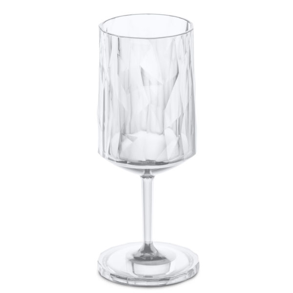 Koziol SuperGlas Stemmed Wine Glass Crystal Clear