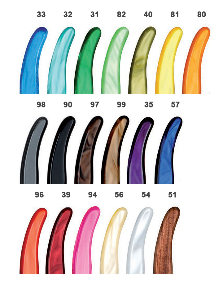 Claude Dozorme handle colors - 33,32,31,82,40,81,80,98,90,97,99,35,57,96,39,94,56,54,51