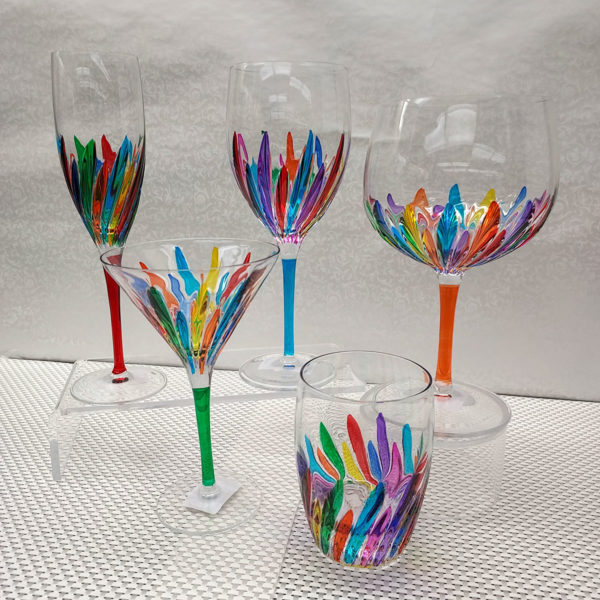 Incantos Collection Multi-Colored five styles of glasses