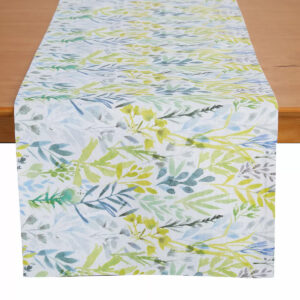 100% Cotton Table Runner - Green Meadow