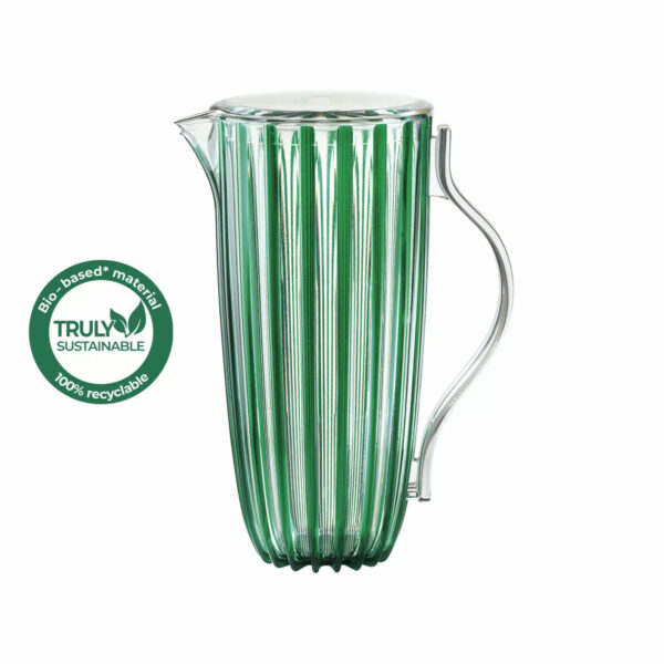 Guzzini Bellissimo Pitcher with Lid - Emerald