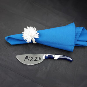 Claude Dozorme Berlingot Pizza Knife - Blue Marble